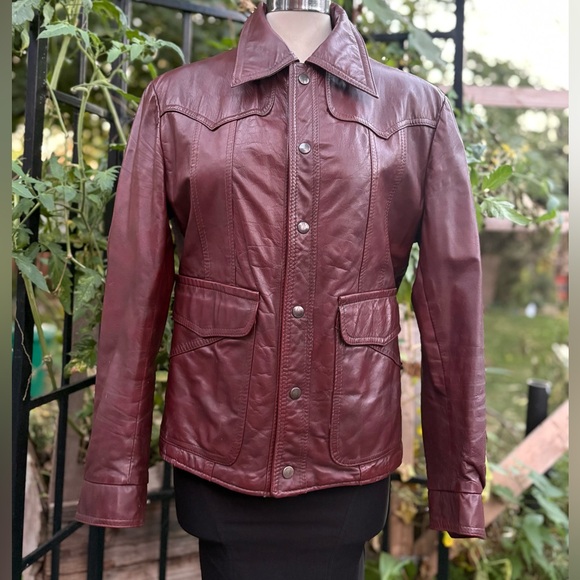 Prima Genuine Leather Jacket Size 40 = Large - Picture 8 of 12